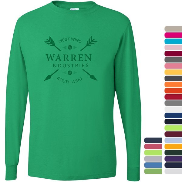 JERZEES® Dri-Power® Active 50/50 Unisex Long Sleeve Performance Tee
