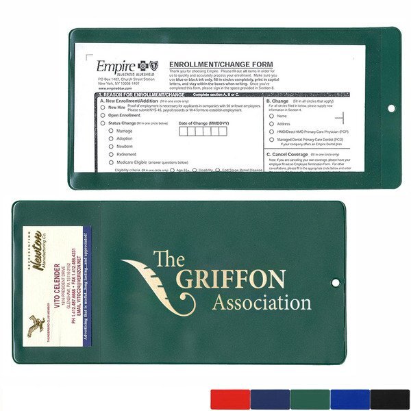Large Vinyl Policy Holder Document Sleeve
