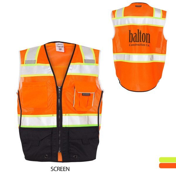ML Kishigo® Black Series Black Bottom Safety Vest