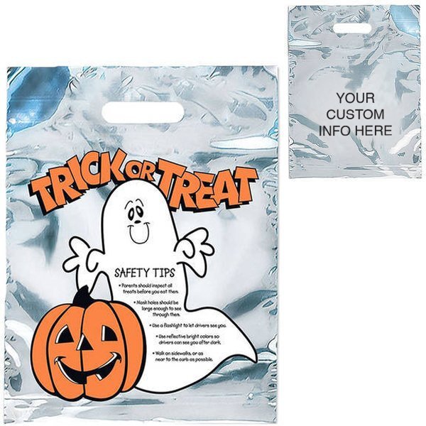 Reflective Halloween Ghost Bag, 11" x 15"
