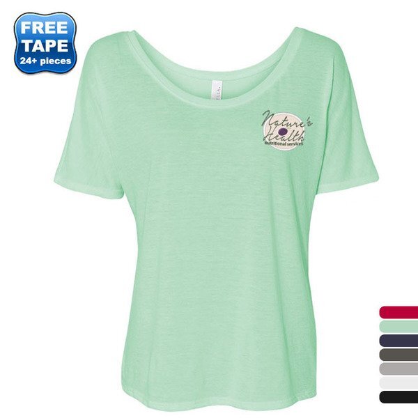 Bella + Canvas® Slouchy Solid Color Ladies' Tee