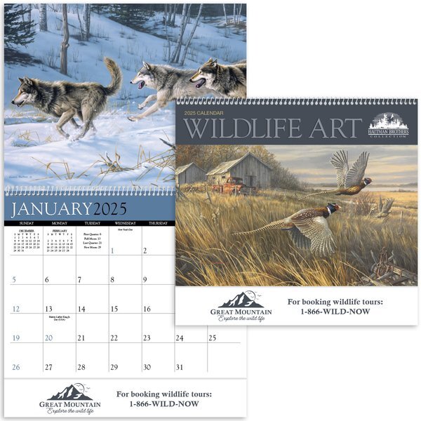 Hautman Brothers Wildlife Art Calendar