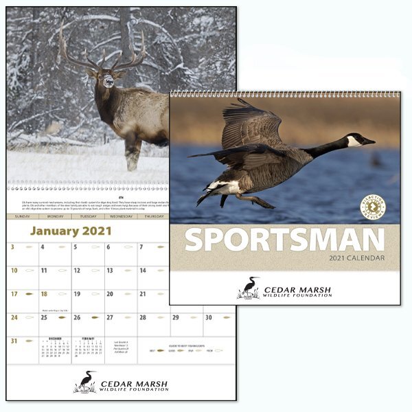 Sportsman Wall Calendar