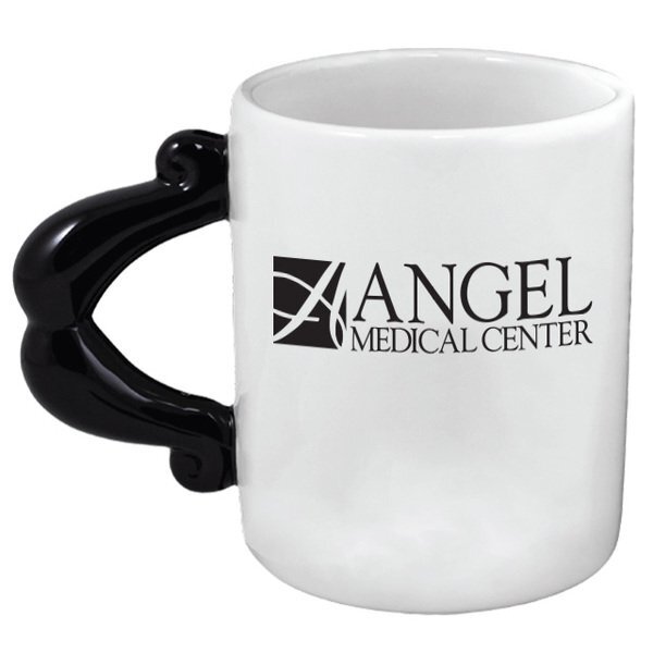 Mustache Handle Mug