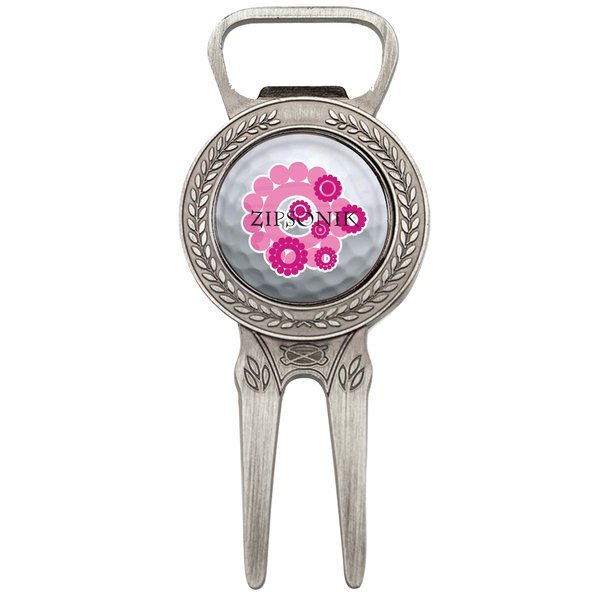 Magnetic Ball Marker Divot Tool & Bottle Opener