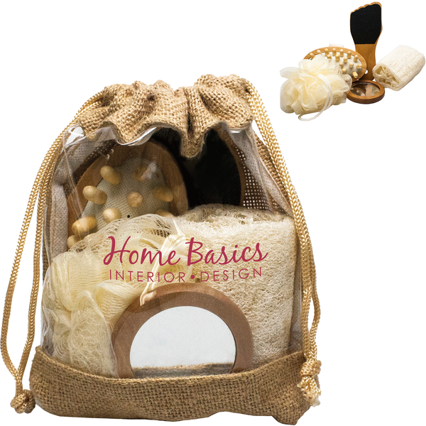 Jute Bath & Spa Accessory Kit