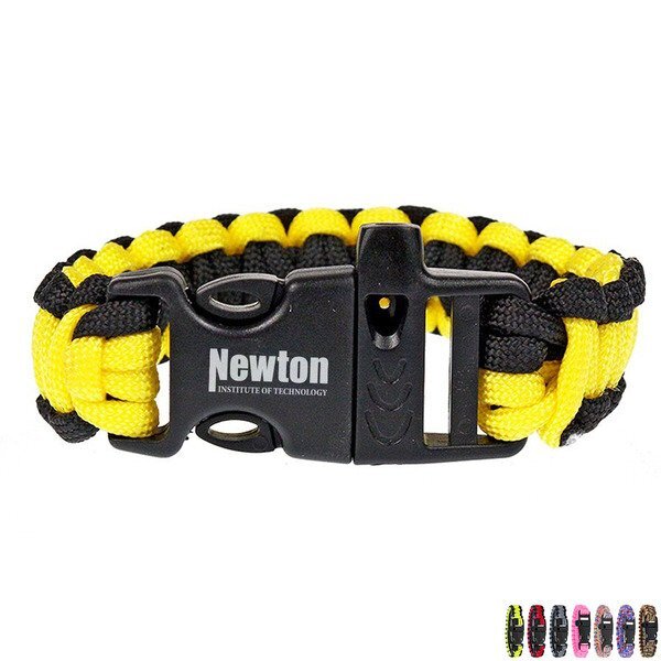 Paracord Bracelet with Whistle
