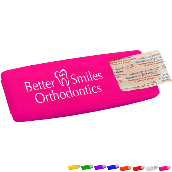 Easy Open Bandage Dispenser with Standard Bandages