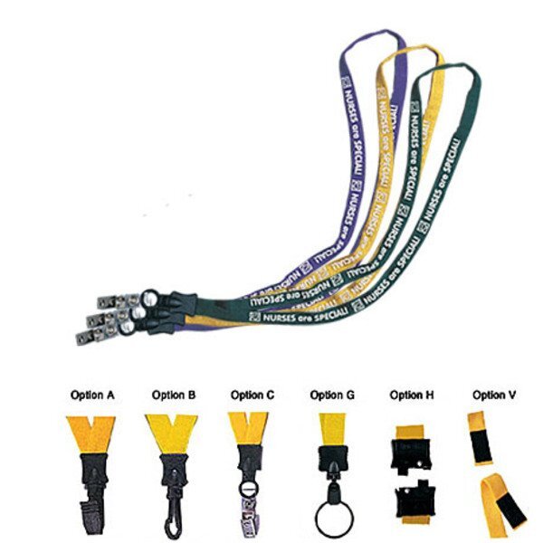 Cotton Lanyard, 1/2" Wide