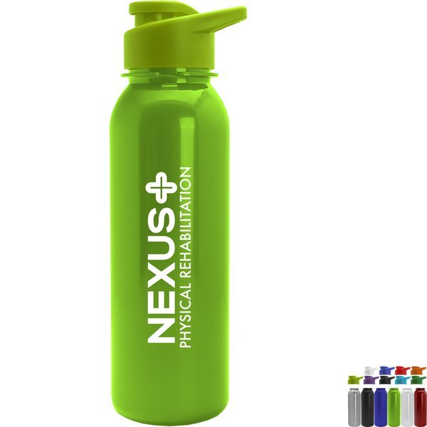 Aquarius Tritan™ Metallic Sport Bottle, 24oz. - Drink Thru Lid