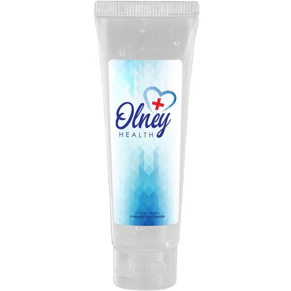 Antibacterial Clear Gel Sanitizer in Squeeze Tube, 1oz.