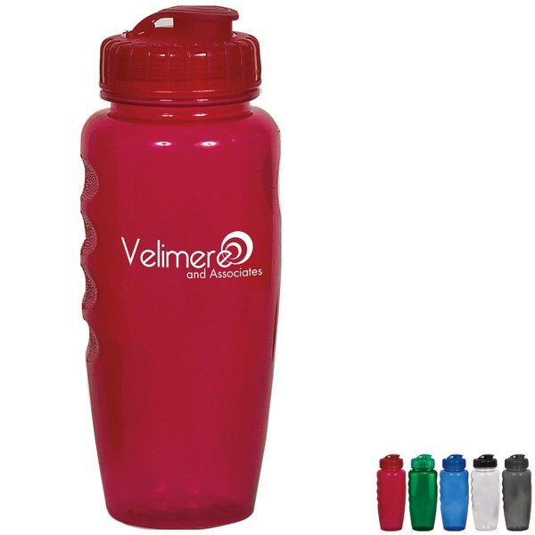 Polyclear Gripper Water Bottle, 28oz.