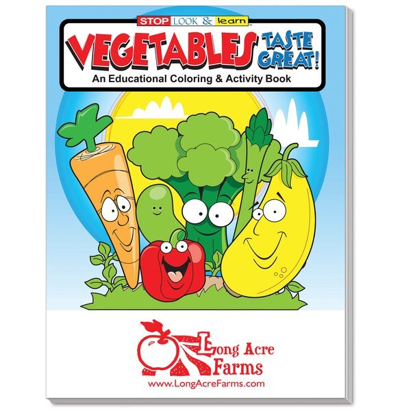 Vegetables Taste Great! Coloring Book