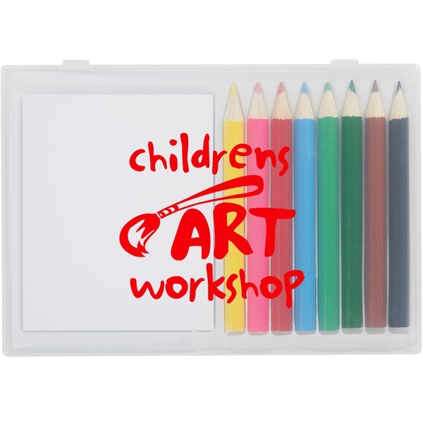 Colored Pencil 8-Piece Art Set In Case