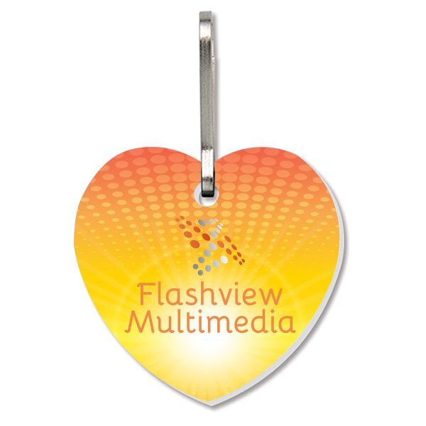 Heart Soft Vinyl Zipper Pull