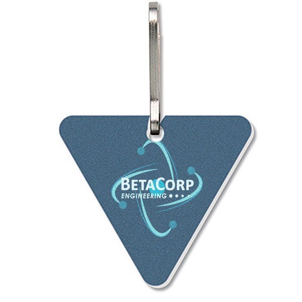 Triangle Soft Vinyl Zipper Pull