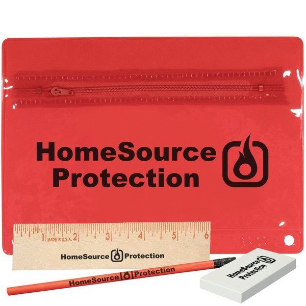 Premium Translucent School Kit with Ruler