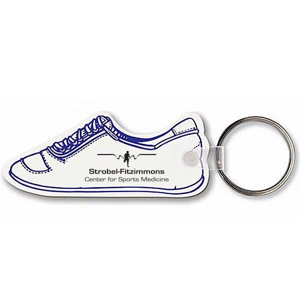 Running Shoe Soft Vinyl Key Tag