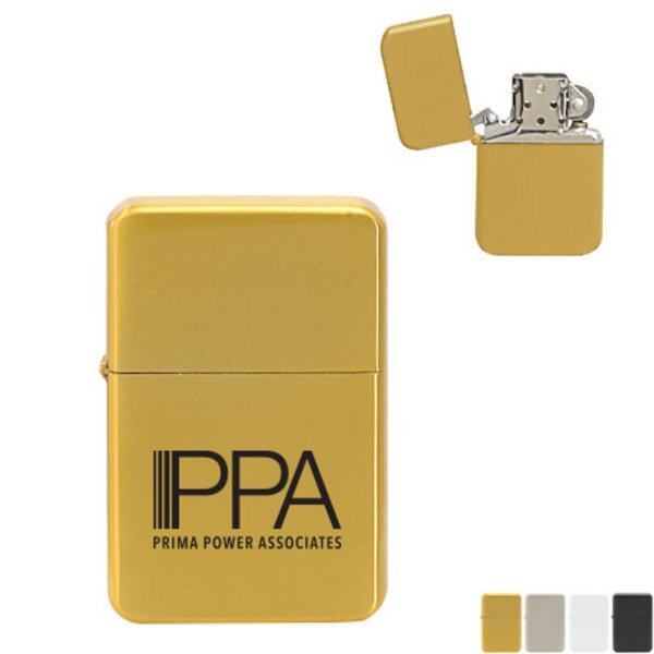 Flip Top Wick Style Oil Lighter (Without Oil)