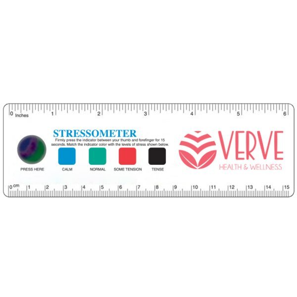 Jumbo Flexible Plastic Stress Test Ruler, 6"