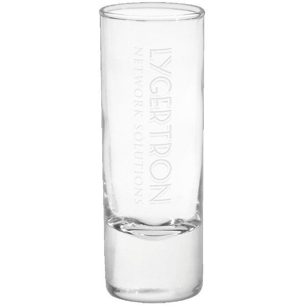 Shooter Shot Glass - Deep  Etched, 2oz.
