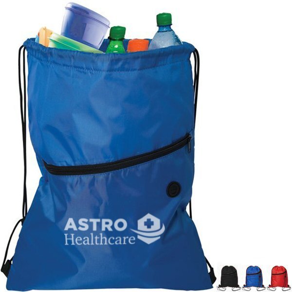 Insulated Drawstring Cooler 210D Cinch Bag