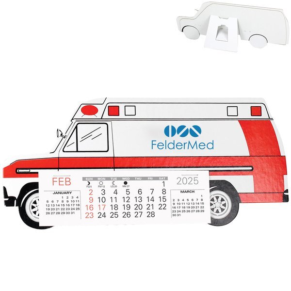 Ambulance Monthly Desk Calendar