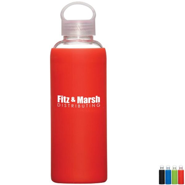 Mantra Glass Water Bottle, 17oz.