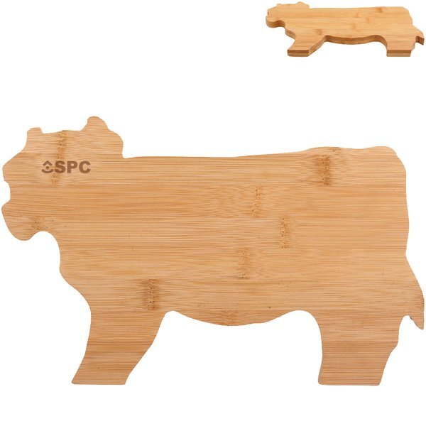 Bamboo Cow Cutting Board