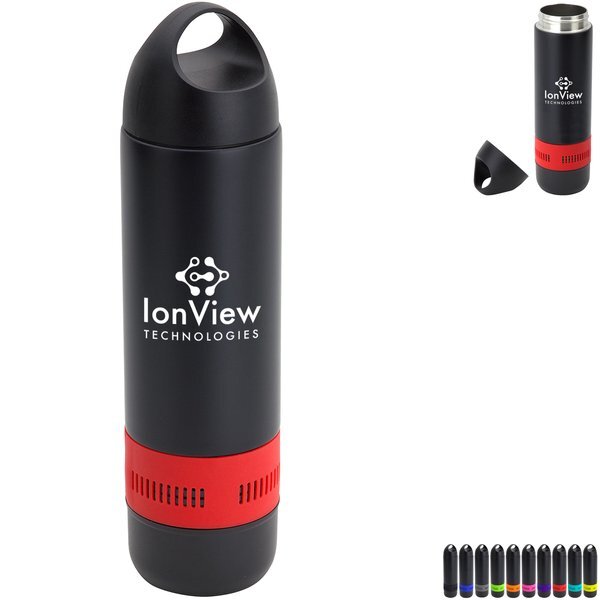 Bayou Combo Water Bottle & Wireless Speaker, 12oz.