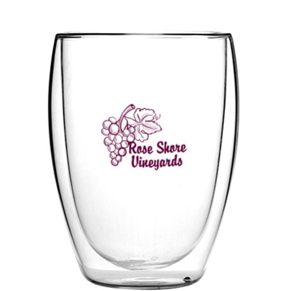 Clarity Double Wall Glass Tumbler, 10oz.