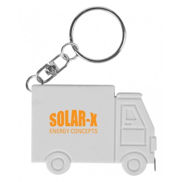 Truck Tape Measure Keychain