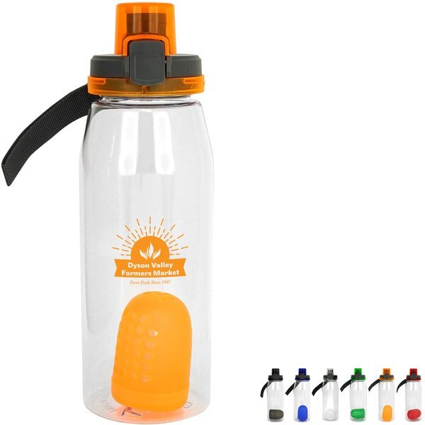 Locking Lid Bottle with Floating Infuser, 32oz.