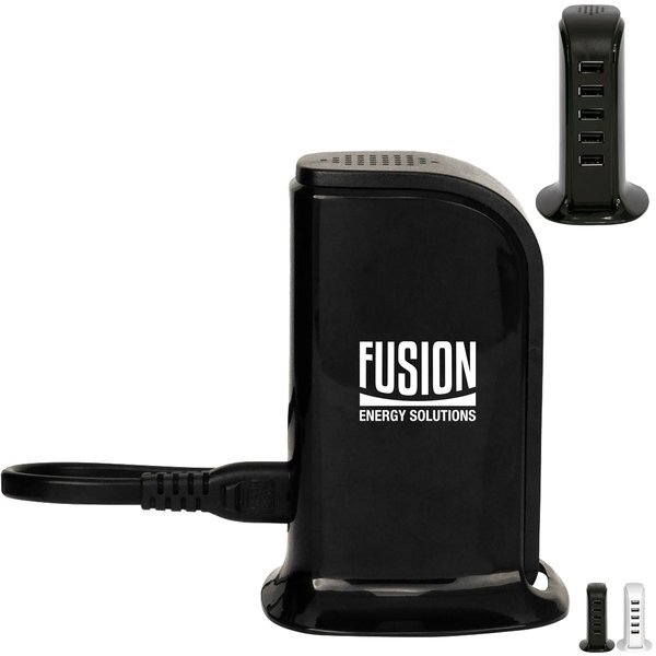 UL 5 Port USB Charging Tower
