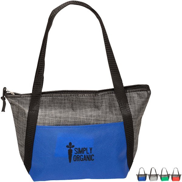Tonal Non-Woven 10-Can Cooler Tote
