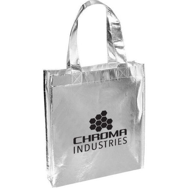 Metallic Non-Woven Gift Tote, 14" x 16"