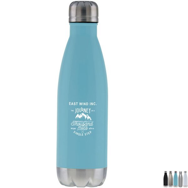 Adela Stainless Steel Thermal Bottle, 17oz.