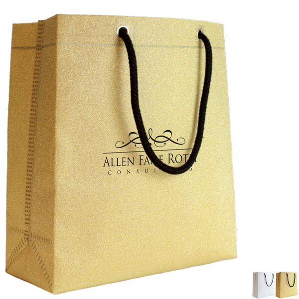 Reusable Non-Woven Glitter Tote Bag