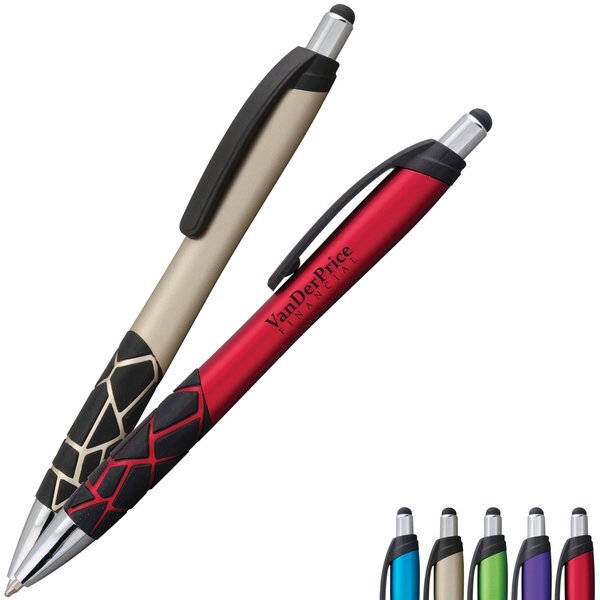 Mosaic Metallic Click Stylus Pen