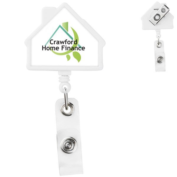 House Retractable Badge Reel, Bull Dog Clip