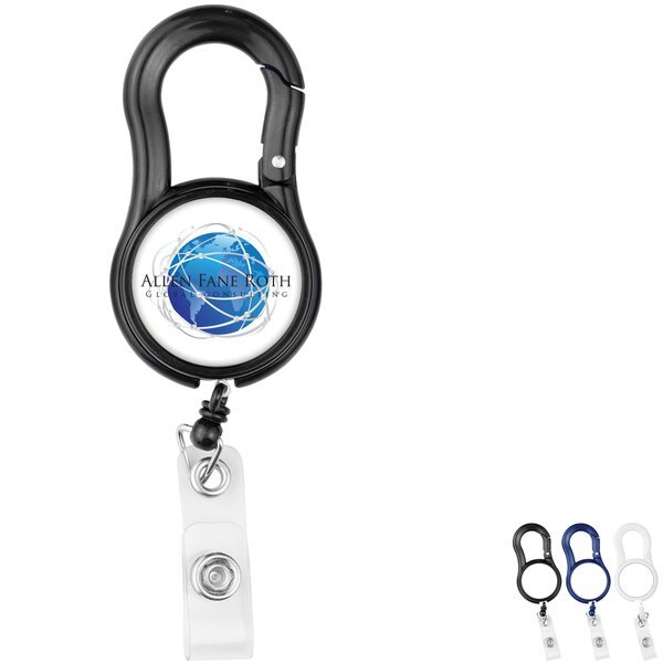 Carabiner Tape Measure Retractable Badge Reel