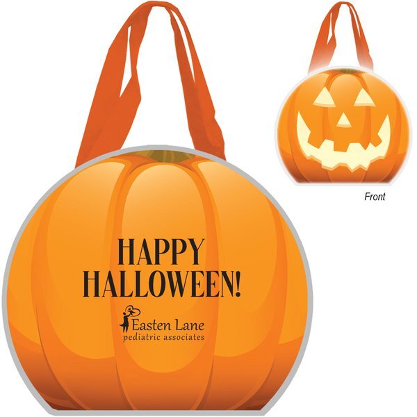 Reflective Halloween Pumpkin Non-Woven Tote Bag