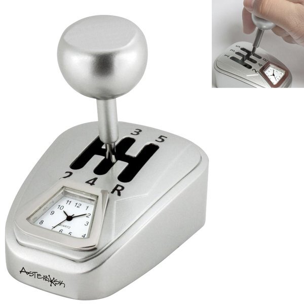 Movable Gear Shift Metal Gift Clock