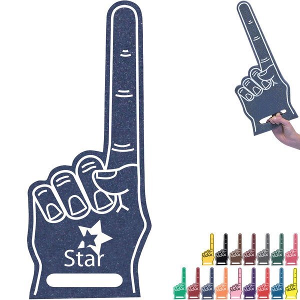 Foam Finger #1 Hand w/ Handle, 17"