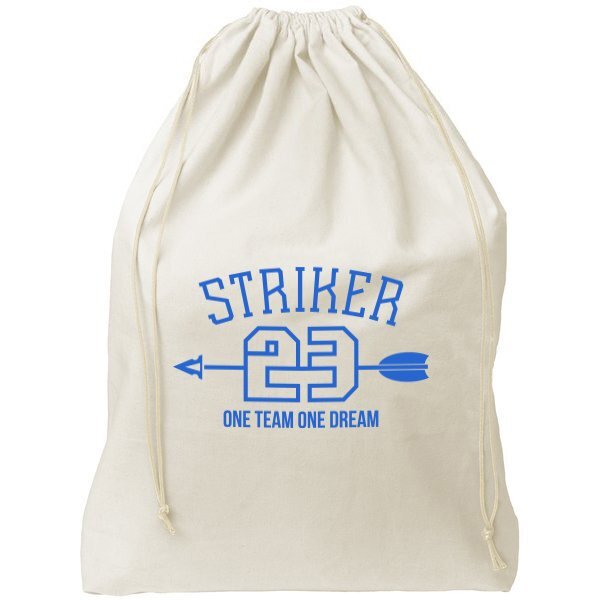 Bubbles Cotton Canvas Drawstring Laundry Bag