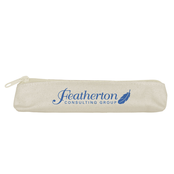 Fiddlesticks Cotton Canvas Pencil Pouch