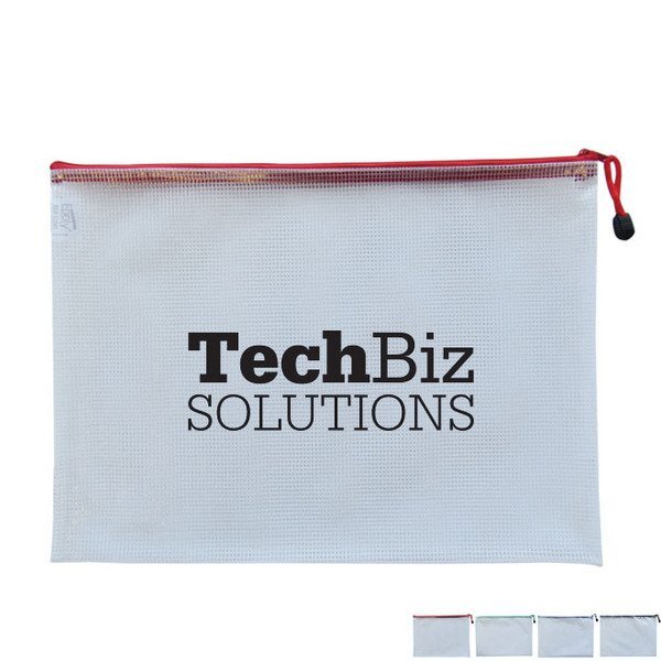 Polyweave Document Size Zip Bag
