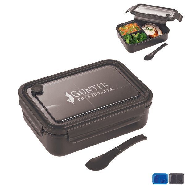 Three Compartment Food Storage Bento Box