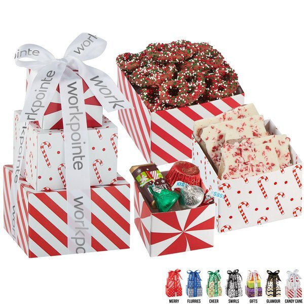 Mini Gift Tower of Holiday Cheer