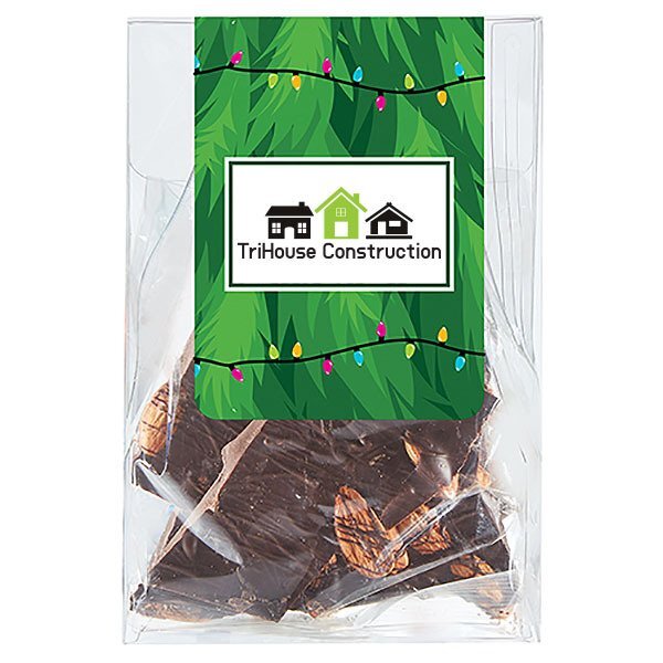 Dark Chocolate Almond Bark Classic Treat Tote, 4.5oz.